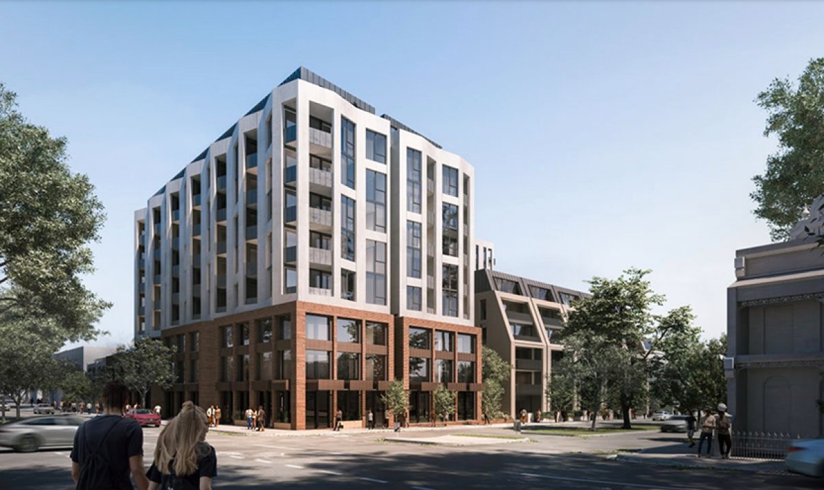 Plans for “campus” of apartment buildings on King St