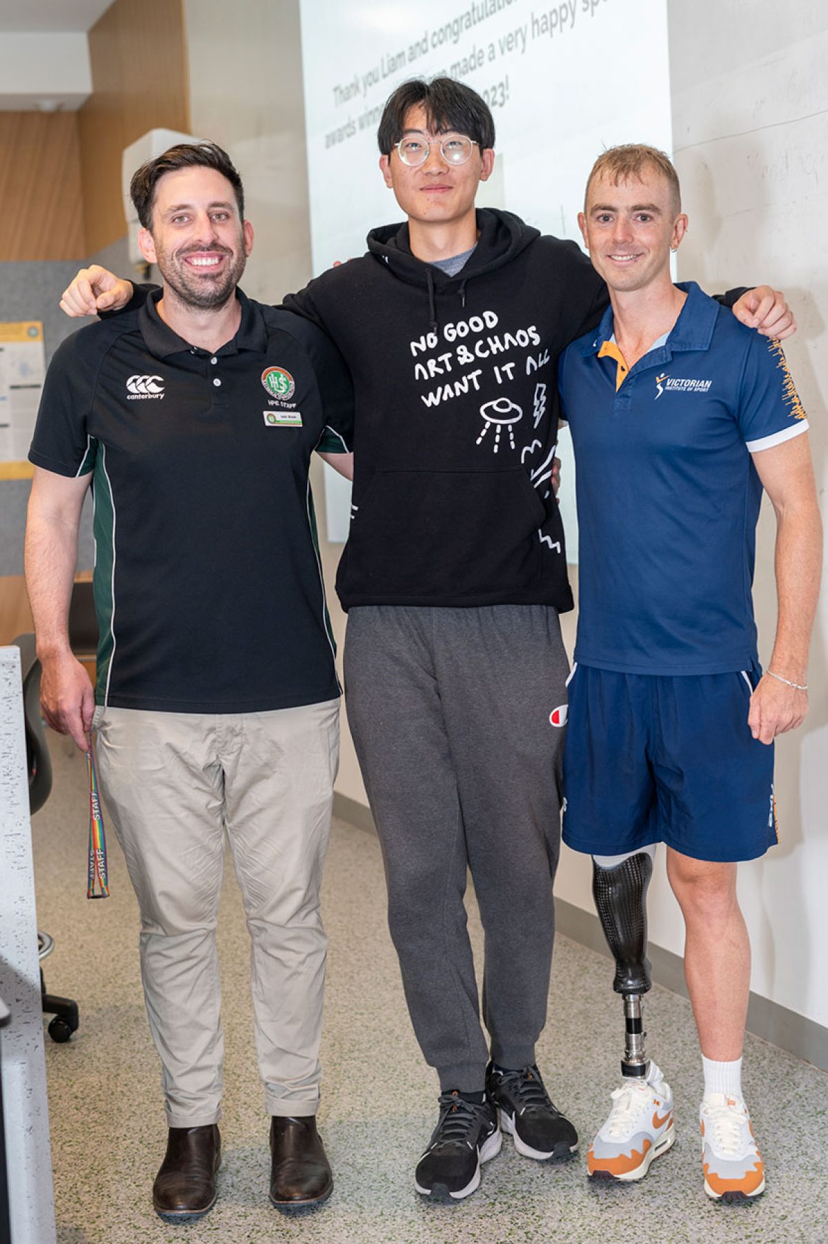 Para-athlete inspires University High students