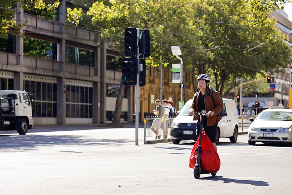 Call to crack down on private e-scooters at the Fitzroy Gardens