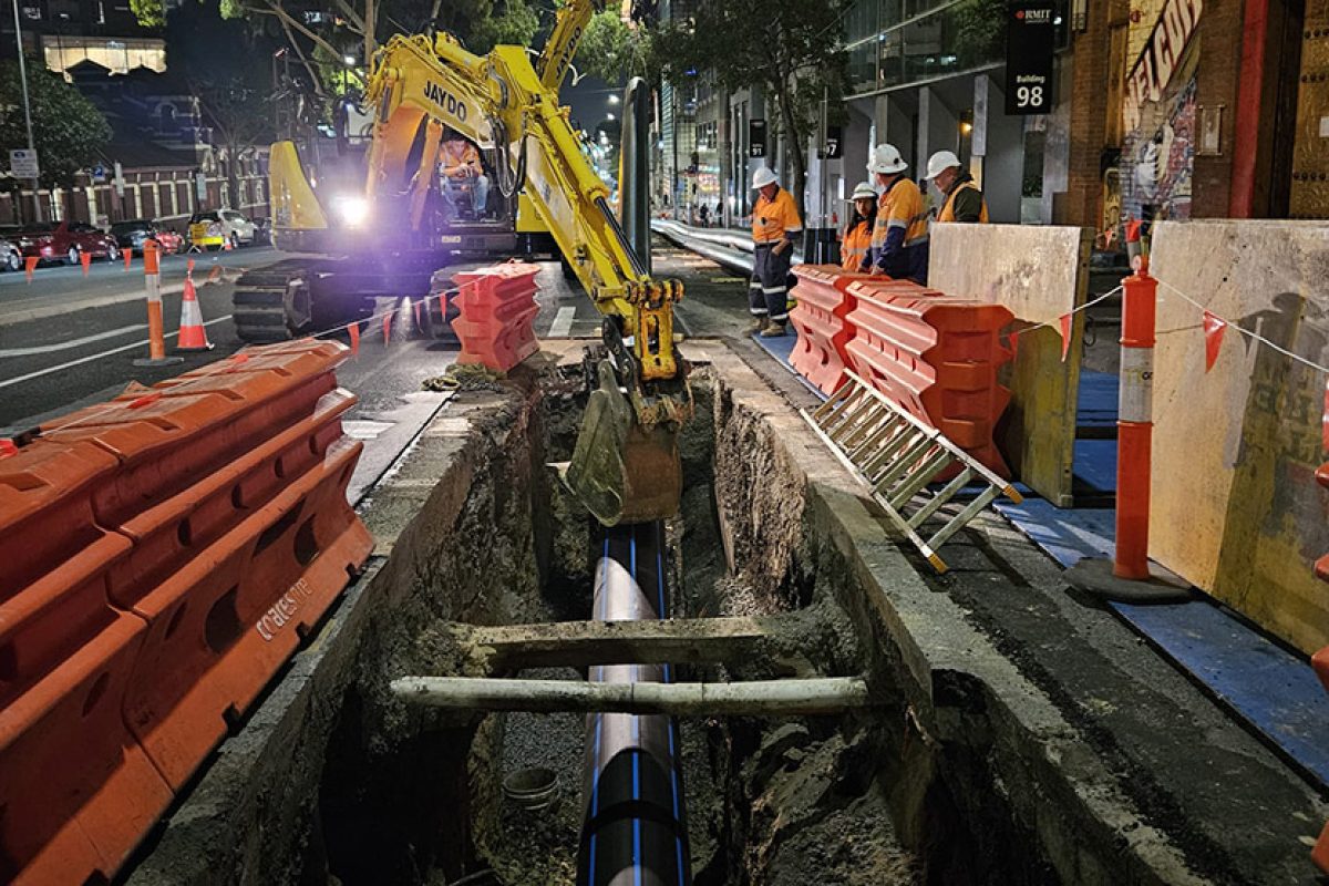 Major water upgrade completed in North Melbourne