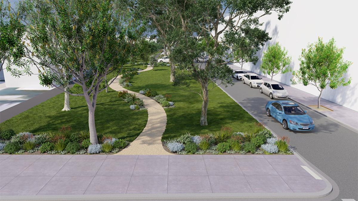 A “green oasis” is coming to Roden St in 2025
