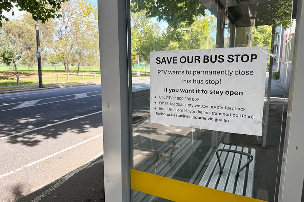 Kensington residents concerned over sudden removal of bus stops