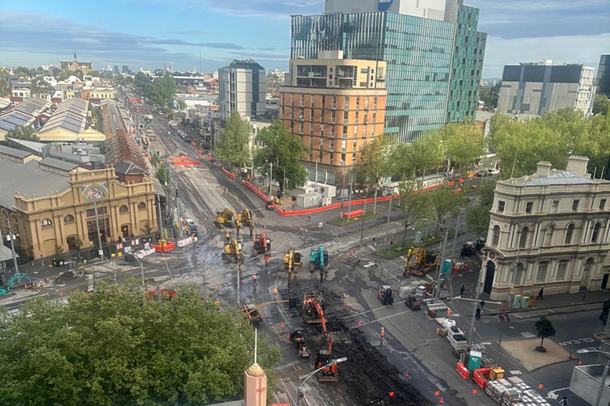 QVM traders suffer a temporary hit due to tram upgrades