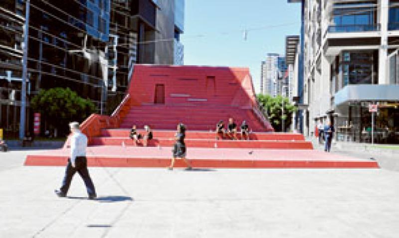 Red stair I
