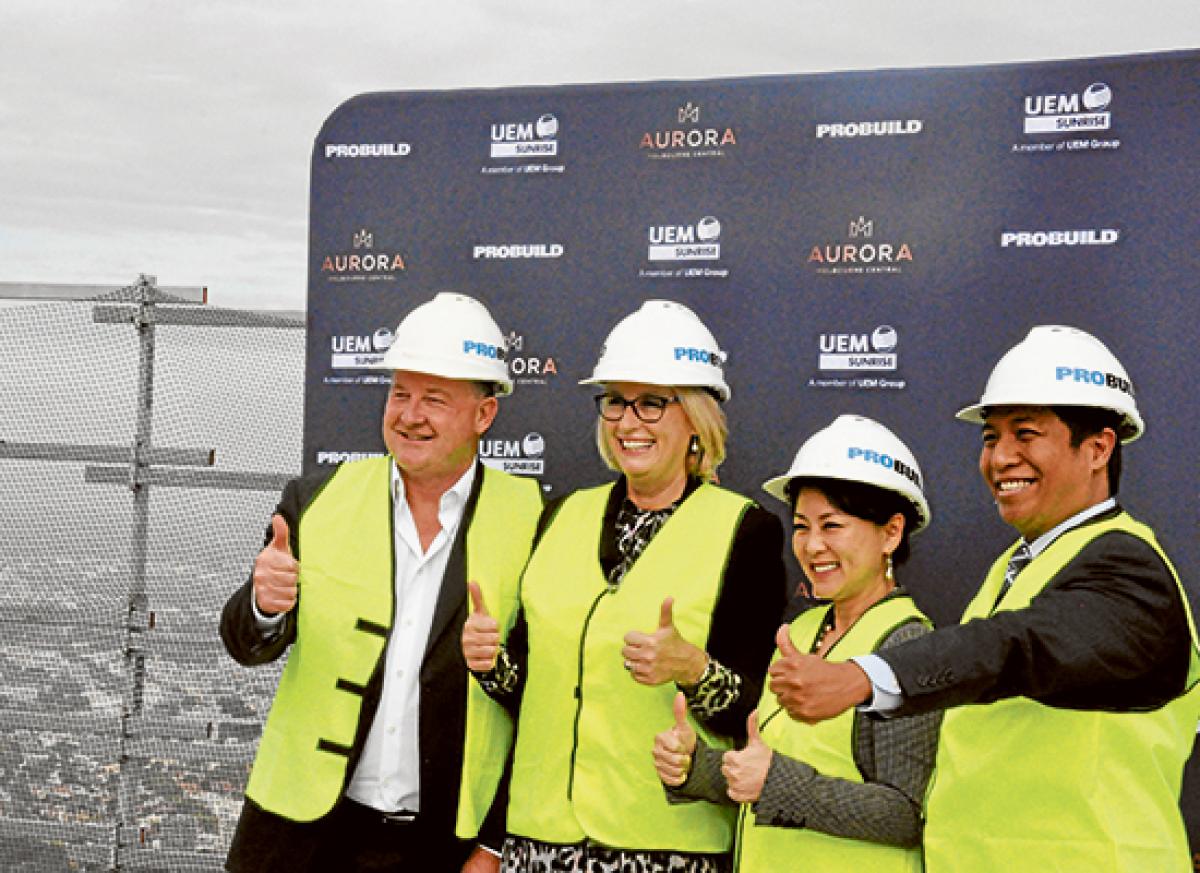 CBD’s tallest tower tops out