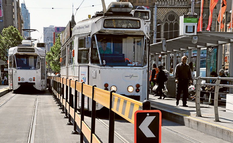 Safer tram barriers